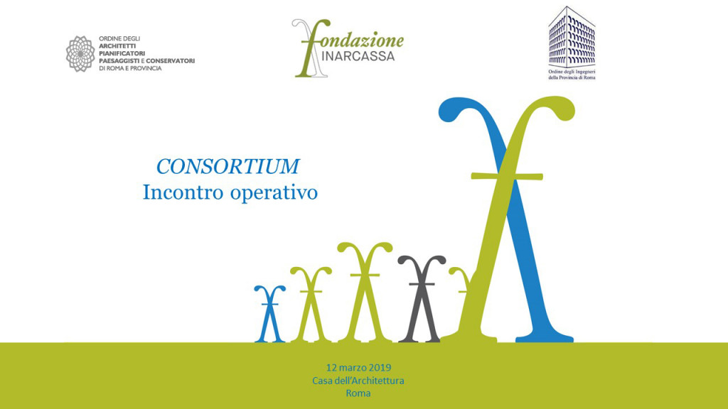 CONSORZIO Fondazione Inarcassa – strumenti per l’internazionalizzazione della professione – “CONSORTIUM”