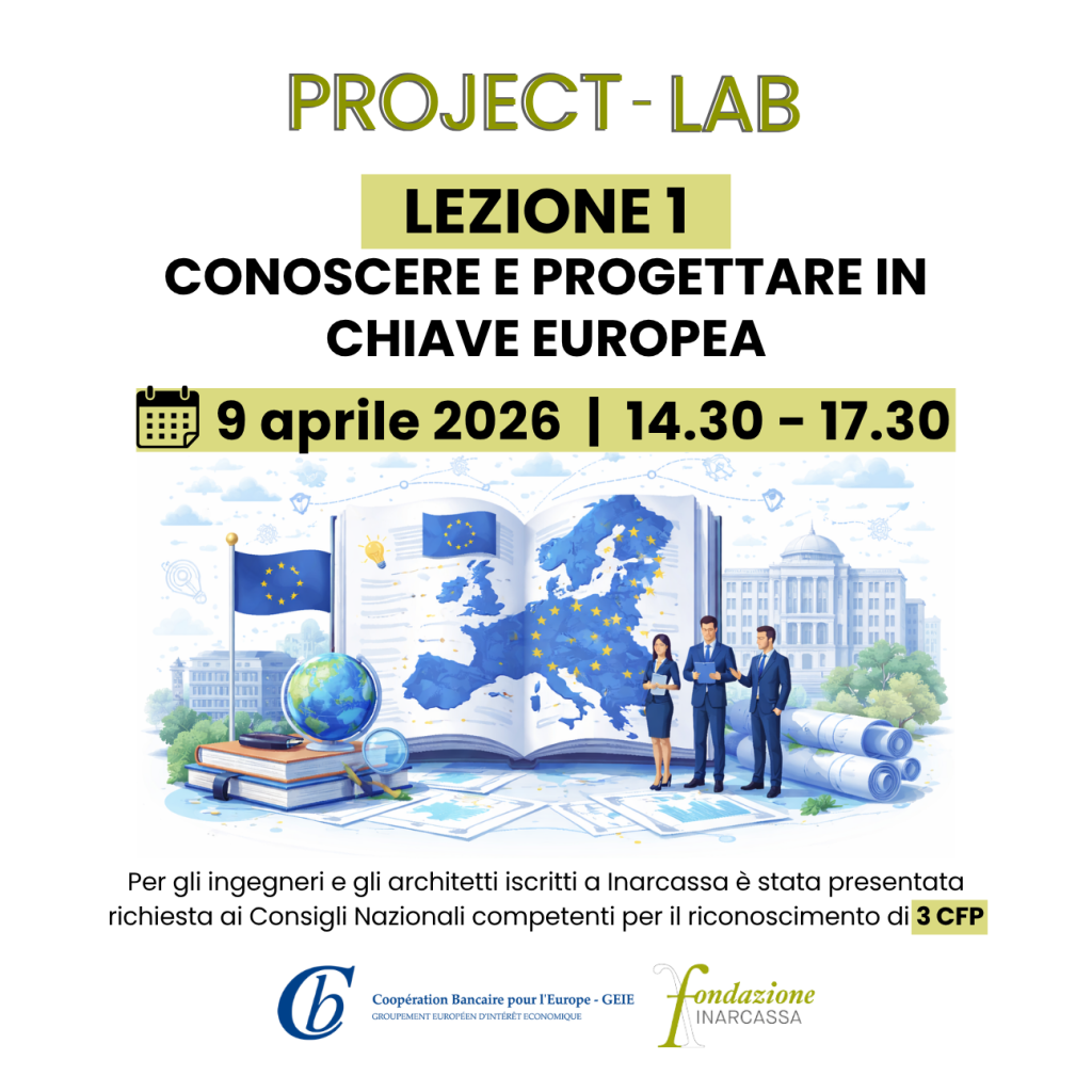 Project Lab – Lezione 1: Conoscere e progettare in chiave europea